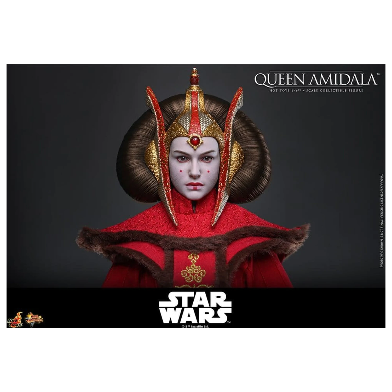Star Wars Movie Masterpiece Action Figure 1/6 Queen Amidala 28 cm product photo