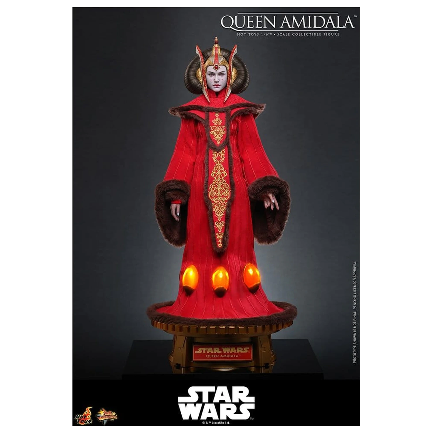 Star Wars Movie Masterpiece Action Figure 1/6 Queen Amidala 28 cm product photo