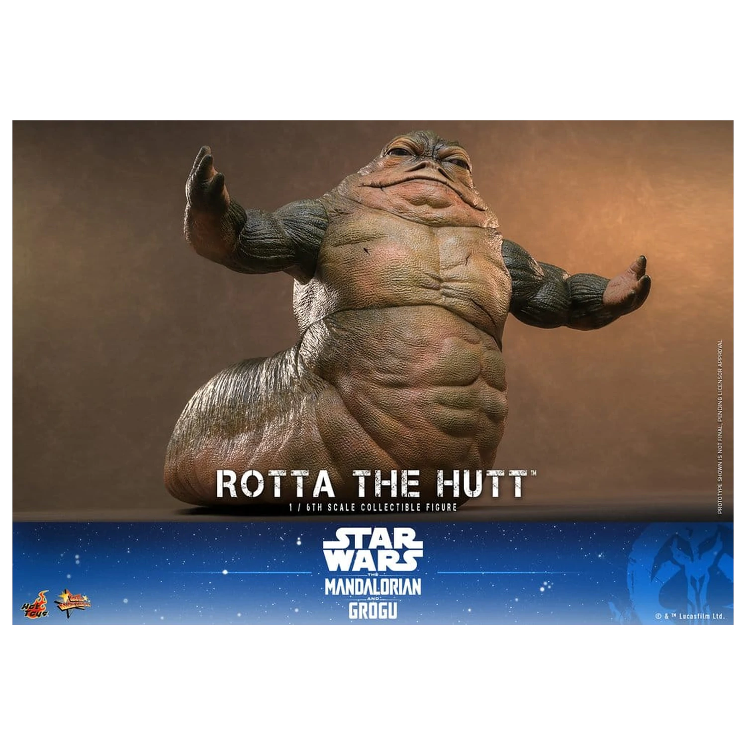 Star Wars Movie Masterpiece Action Figure 1/6 Rotta The Hutt 32 cm product photo