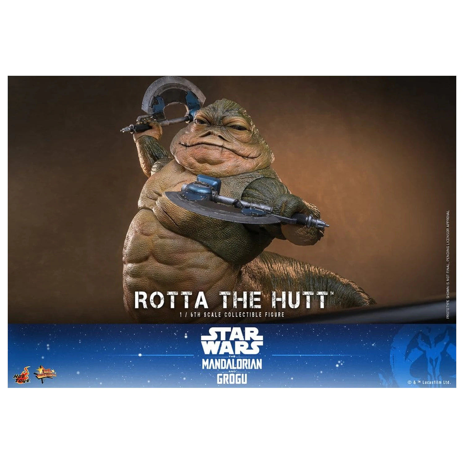 Star Wars Movie Masterpiece Action Figure 1/6 Rotta The Hutt 32 cm product photo