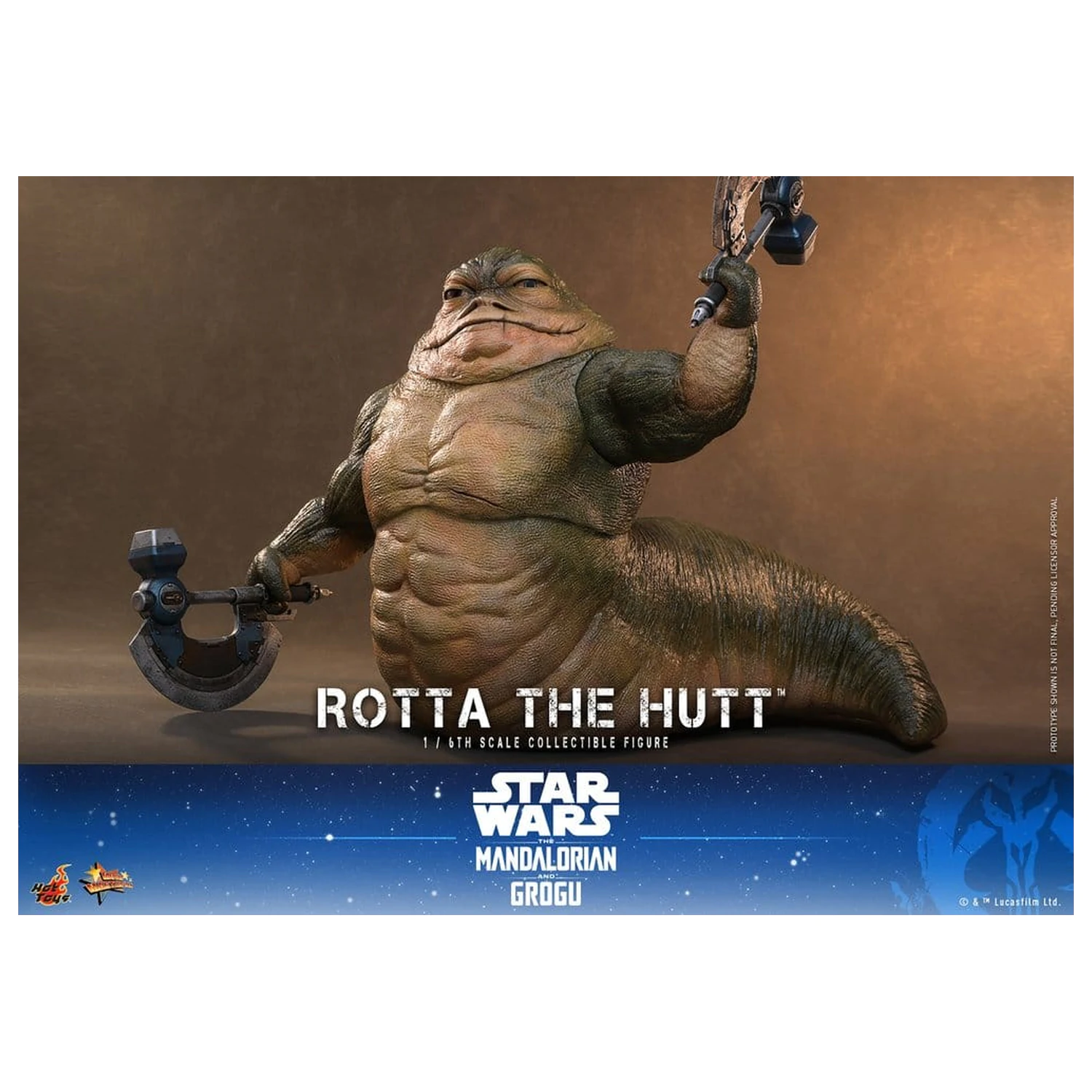 Star Wars Movie Masterpiece Action Figure 1/6 Rotta The Hutt 32 cm product photo