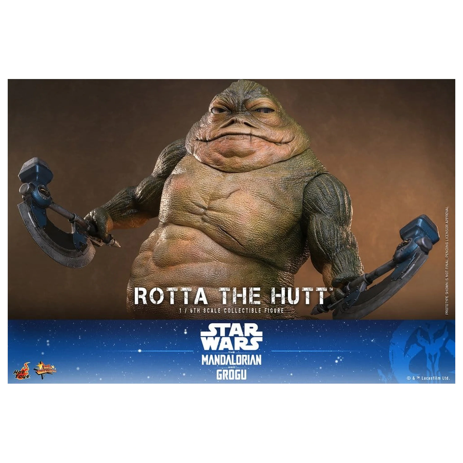 Star Wars Movie Masterpiece Action Figure 1/6 Rotta The Hutt 32 cm product photo