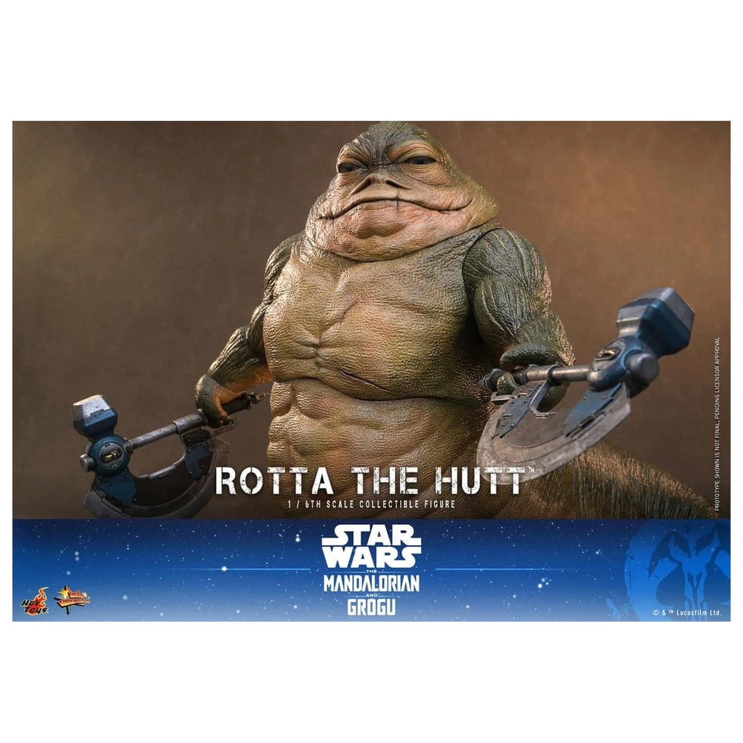 Star Wars Movie Masterpiece Action Figure 1/6 Rotta The Hutt 32 cm product photo