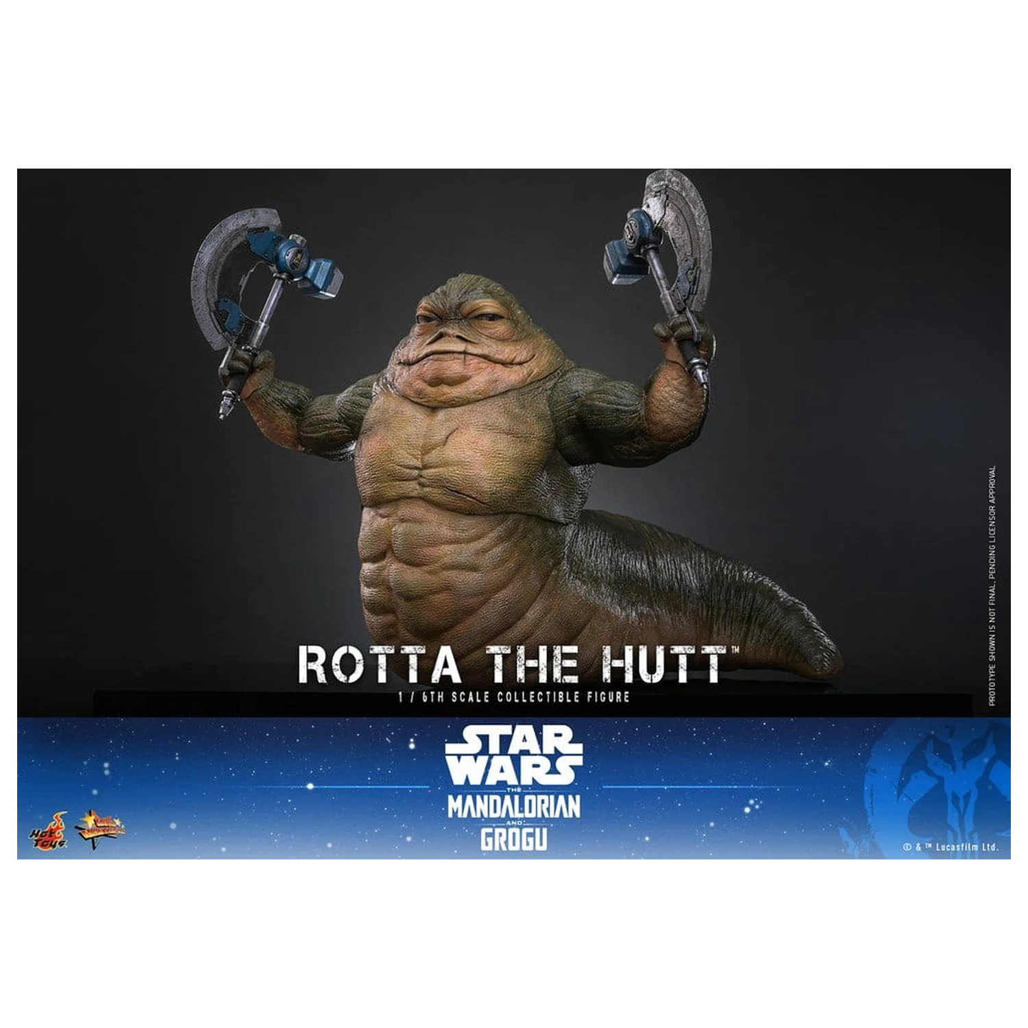 Star Wars Movie Masterpiece Action Figure 1/6 Rotta The Hutt 32 cm product photo