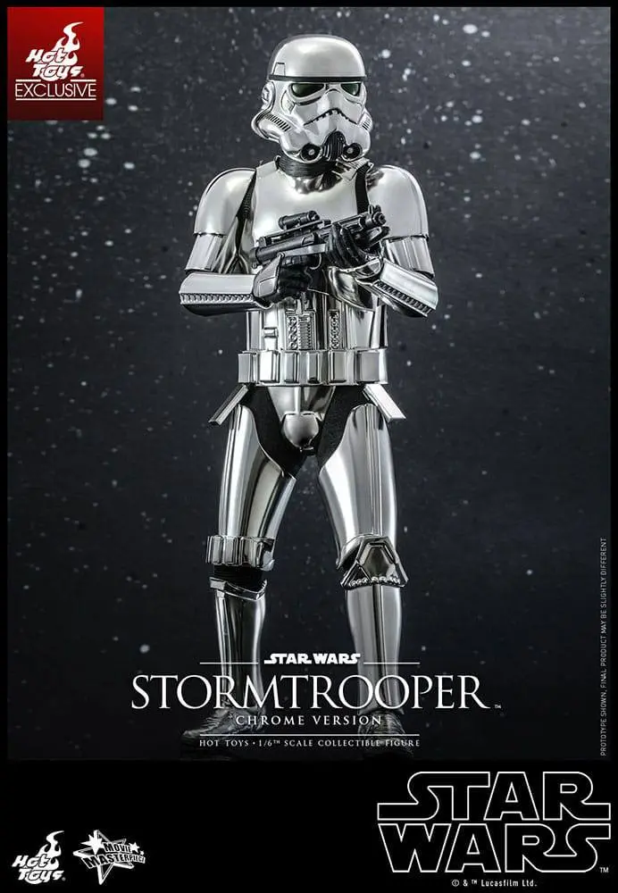 Star Wars Movie Masterpiece Action Figure 1/6 Stormtrooper (Chrome Version) 30 cm product photo
