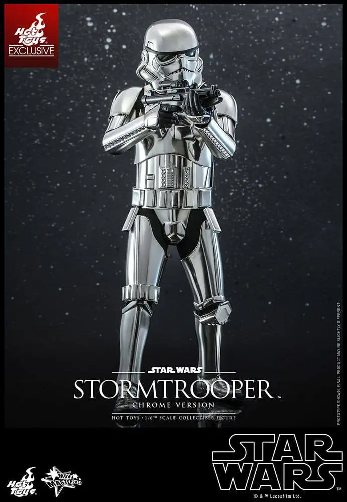 Star Wars Movie Masterpiece Action Figure 1/6 Stormtrooper (Chrome Version) 30 cm product photo