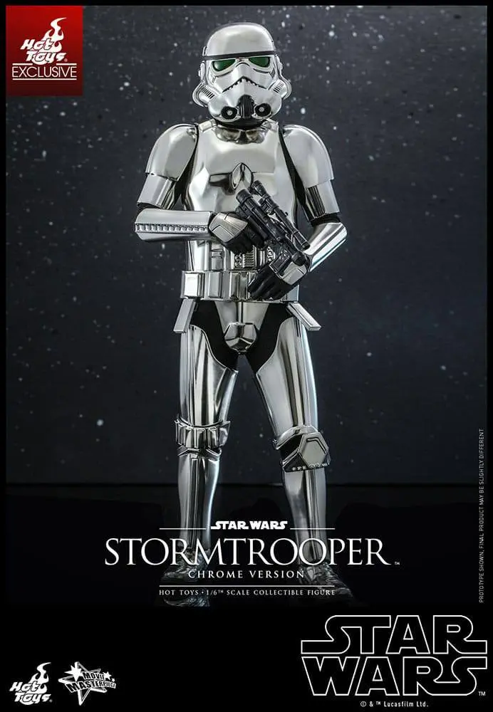 Star Wars Movie Masterpiece Action Figure 1/6 Stormtrooper (Chrome Version) 30 cm product photo