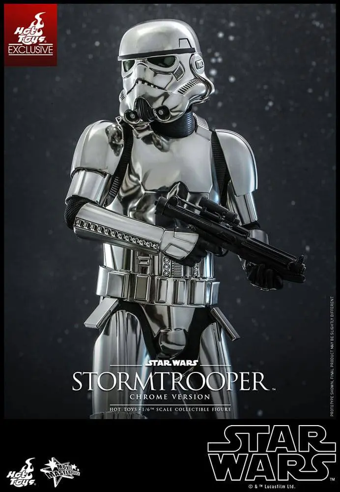 Star Wars Movie Masterpiece Action Figure 1/6 Stormtrooper Chrome Version 30 cm product photo