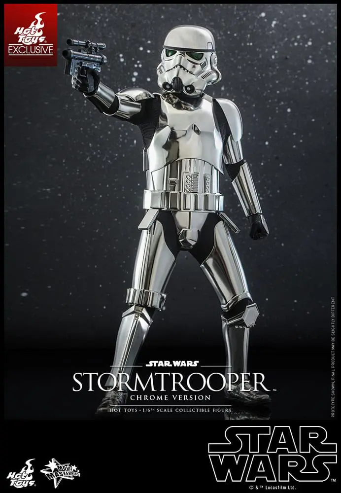 Star Wars Movie Masterpiece Action Figure 1/6 Stormtrooper Chrome Version 30 cm product photo