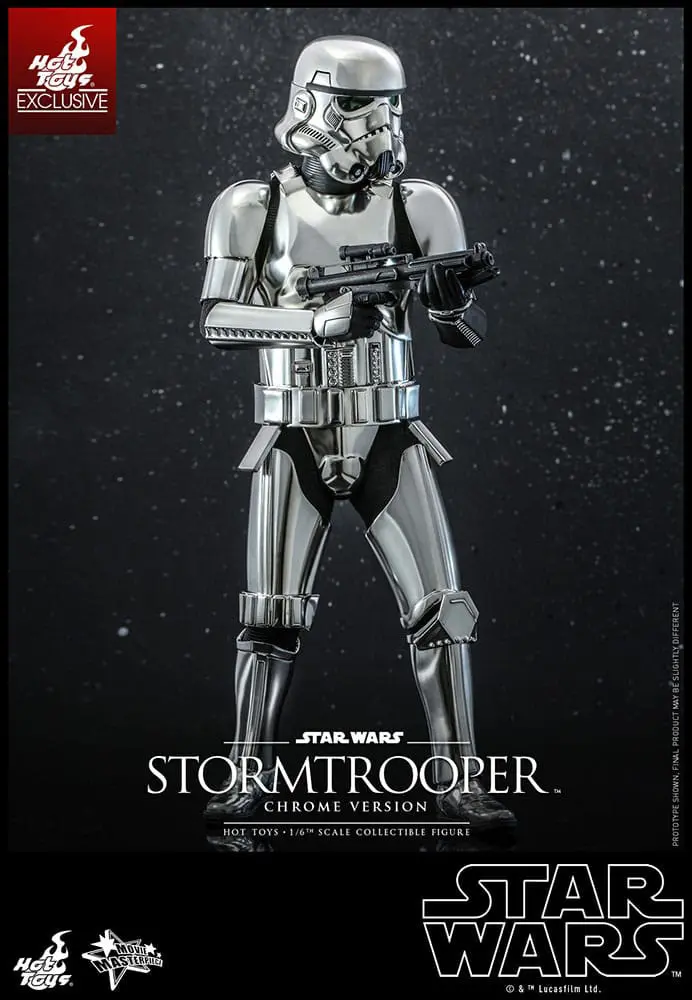 Star Wars Movie Masterpiece Action Figure 1/6 Stormtrooper Chrome Version 30 cm product photo
