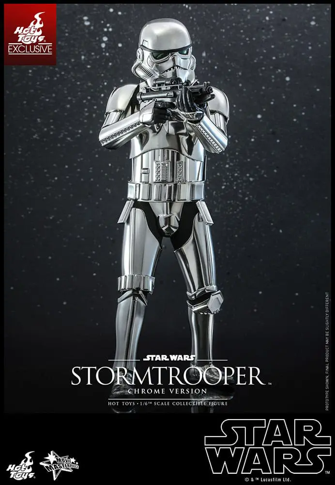 Star Wars Movie Masterpiece Action Figure 1/6 Stormtrooper Chrome Version 30 cm product photo