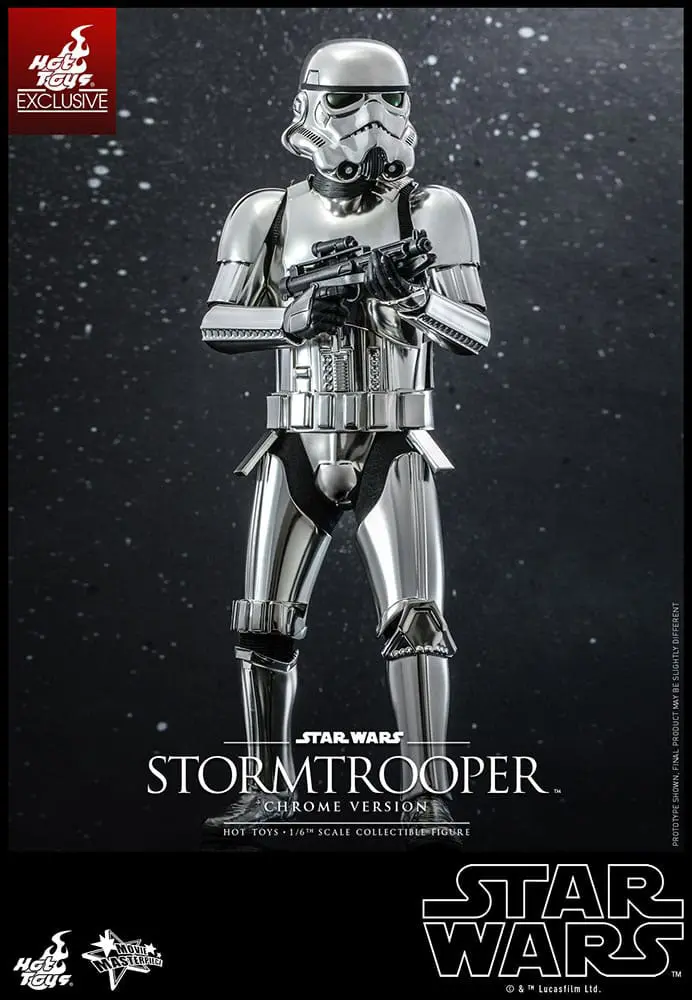 Star Wars Movie Masterpiece Action Figure 1/6 Stormtrooper Chrome Version 30 cm product photo