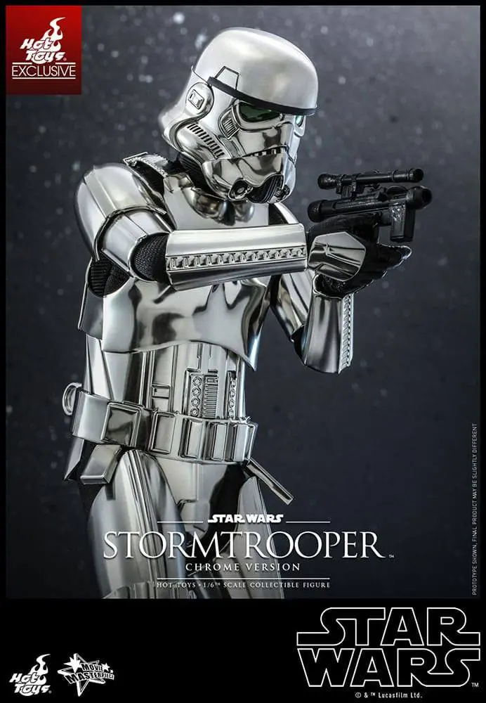 Star Wars Movie Masterpiece Action Figure 1/6 Stormtrooper Chrome Version 30 cm product photo