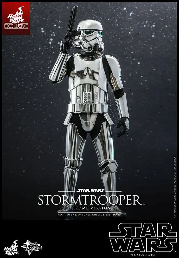 Star Wars Movie Masterpiece Action Figure 1/6 Stormtrooper Chrome Version 30 cm product photo
