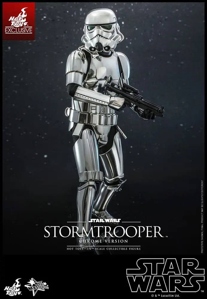 Star Wars Movie Masterpiece Action Figure 1/6 Stormtrooper Chrome Version 30 cm product photo