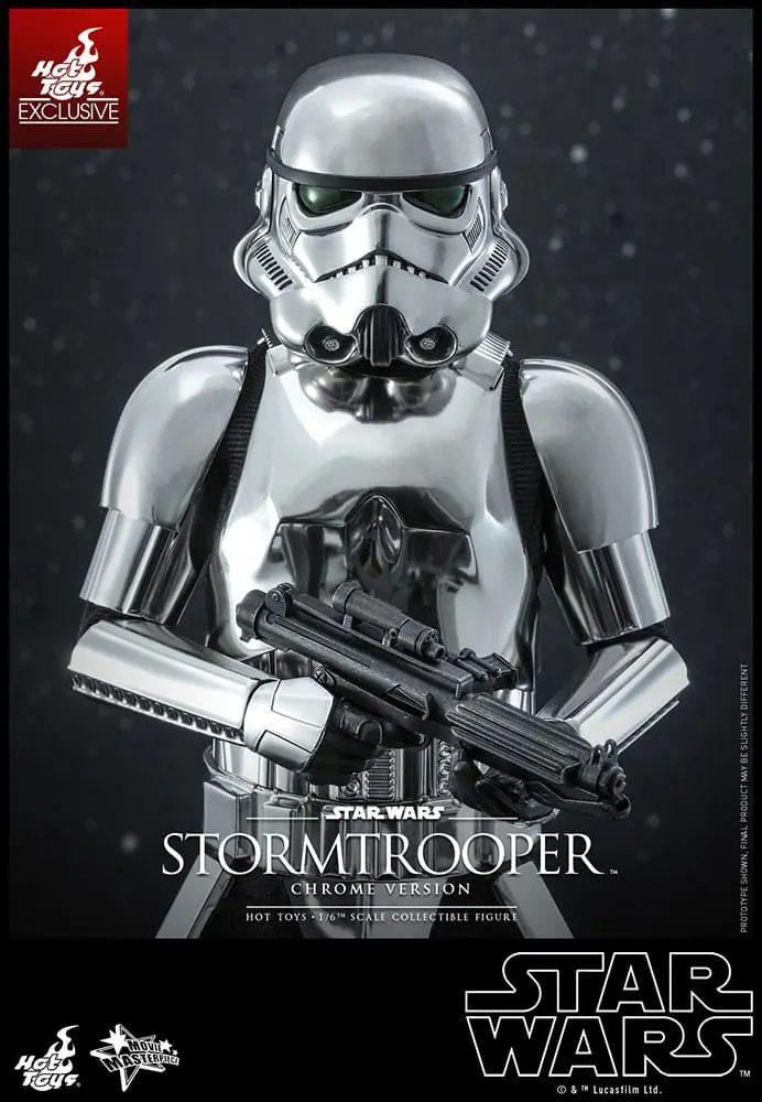 Star Wars Movie Masterpiece Action Figure 1/6 Stormtrooper Chrome Version 30 cm product photo