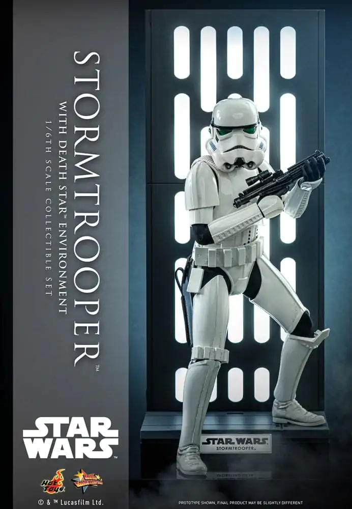 Star Wars Movie Masterpiece Action Figure 1/6 Stormtrooper with Death Star Environment 30 cm product photo