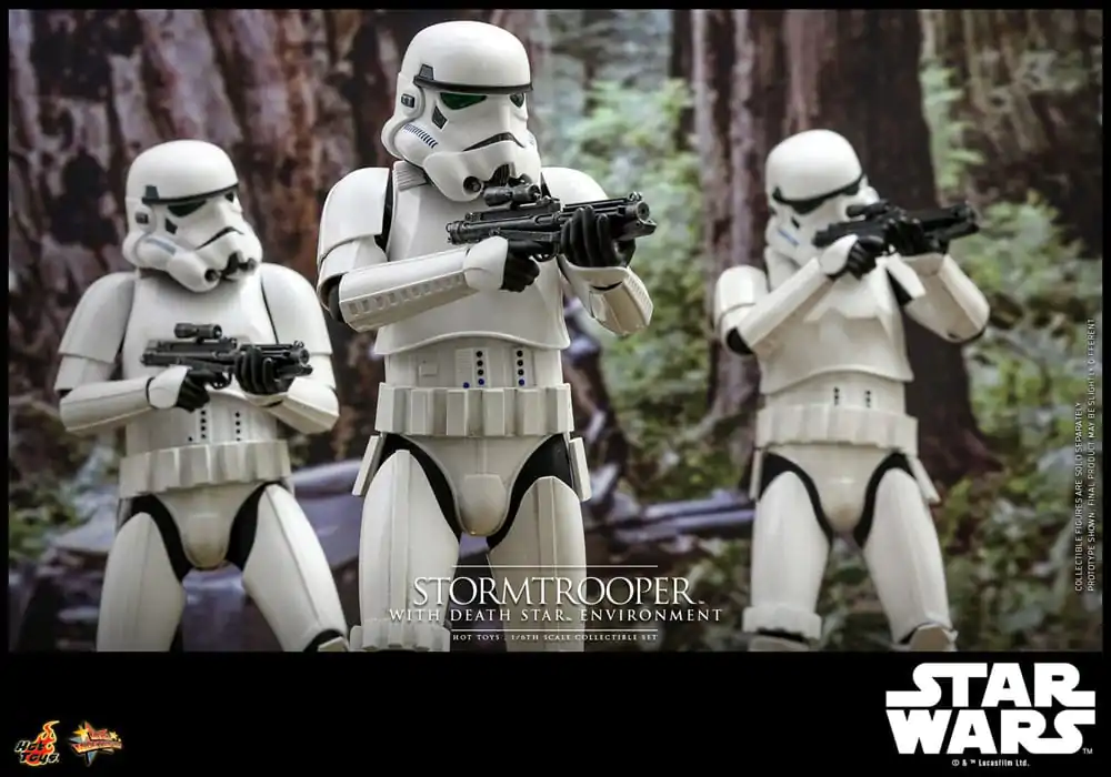 Star Wars Movie Masterpiece Action Figure 1/6 Stormtrooper with Death Star Environment 30 cm product photo