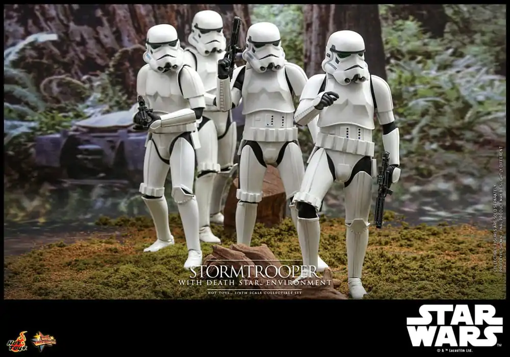 Star Wars Movie Masterpiece Action Figure 1/6 Stormtrooper with Death Star Environment 30 cm product photo