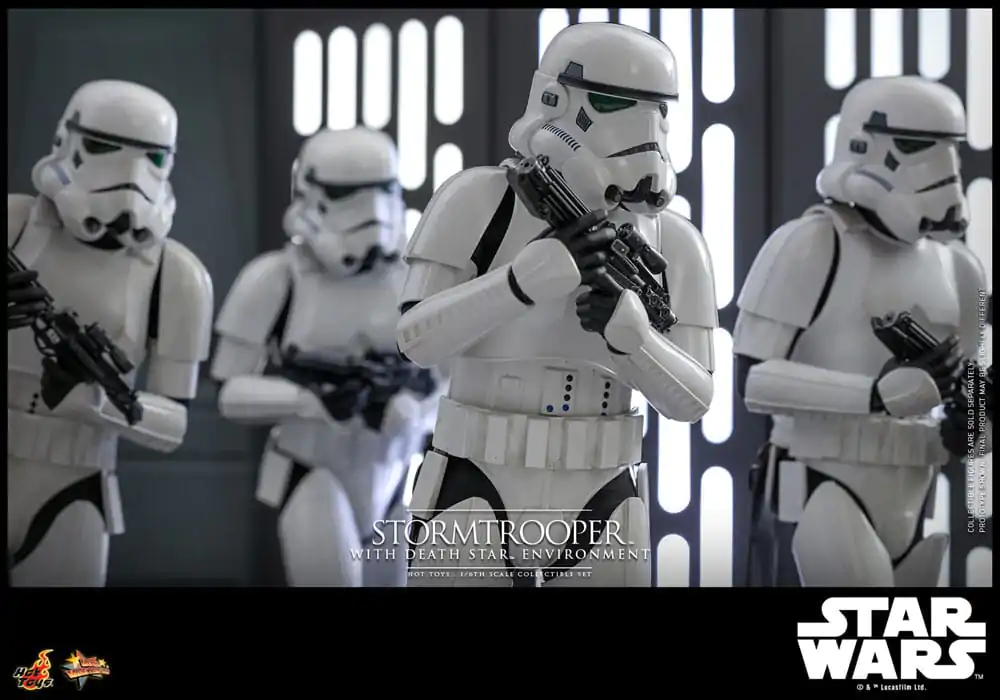 Star Wars Movie Masterpiece Action Figure 1/6 Stormtrooper with Death Star Environment 30 cm product photo