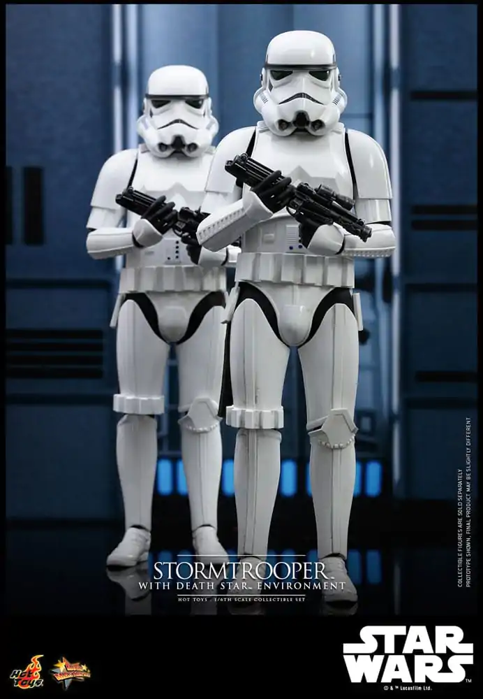 Star Wars Movie Masterpiece Action Figure 1/6 Stormtrooper with Death Star Environment 30 cm product photo