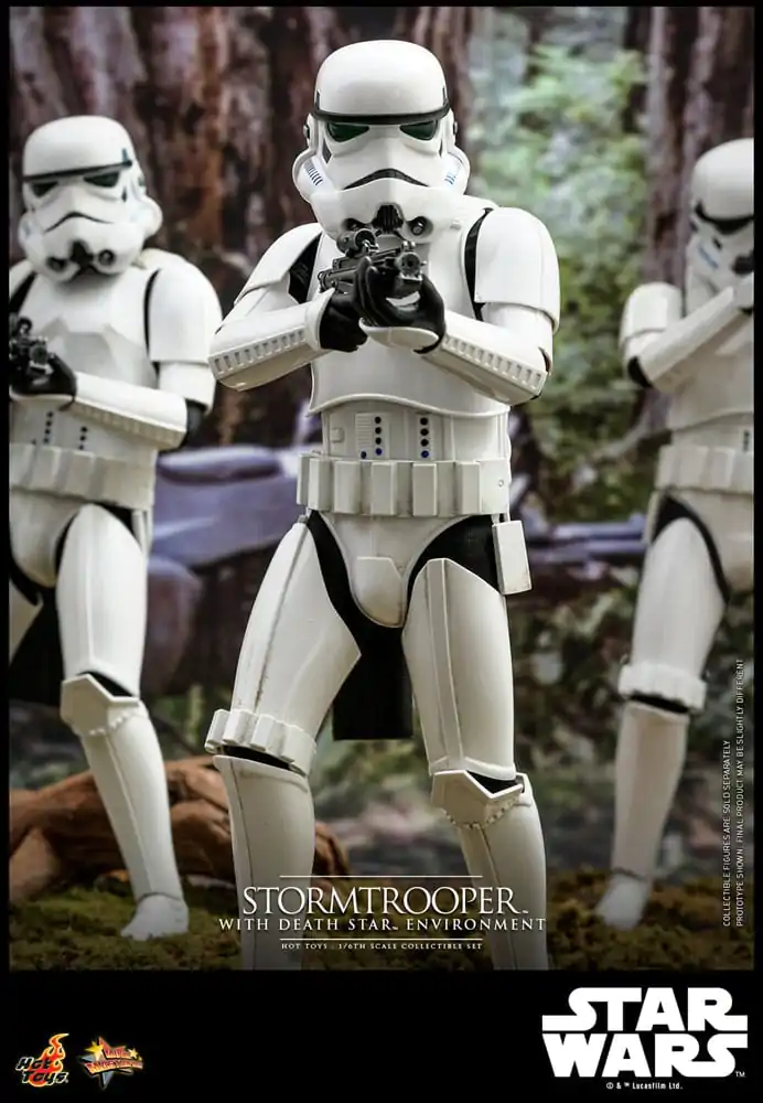 Star Wars Movie Masterpiece Action Figure 1/6 Stormtrooper with Death Star Environment 30 cm product photo