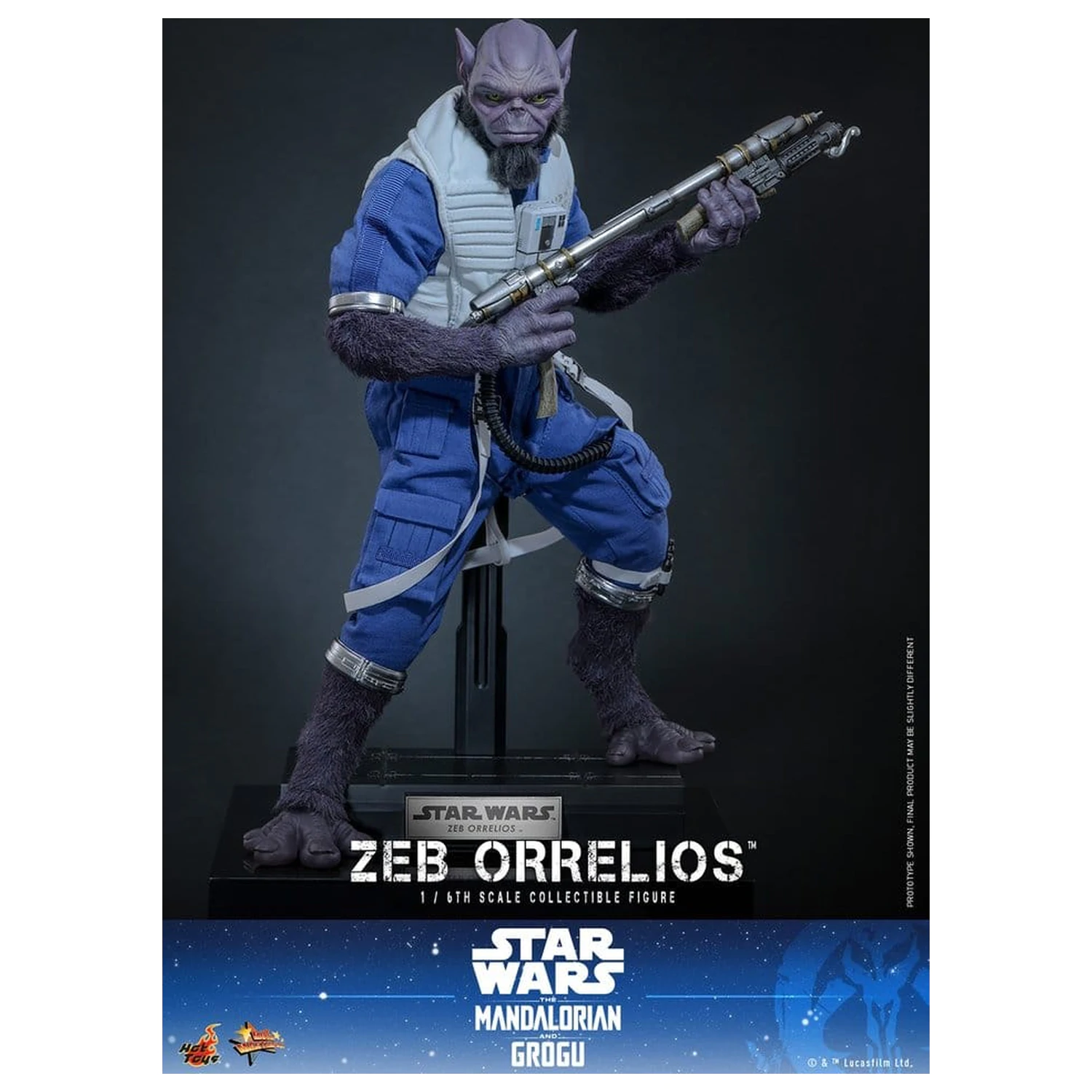 Star Wars Movie Masterpiece Action Figure 1/6 Zeb Orrelios 33 cm product photo