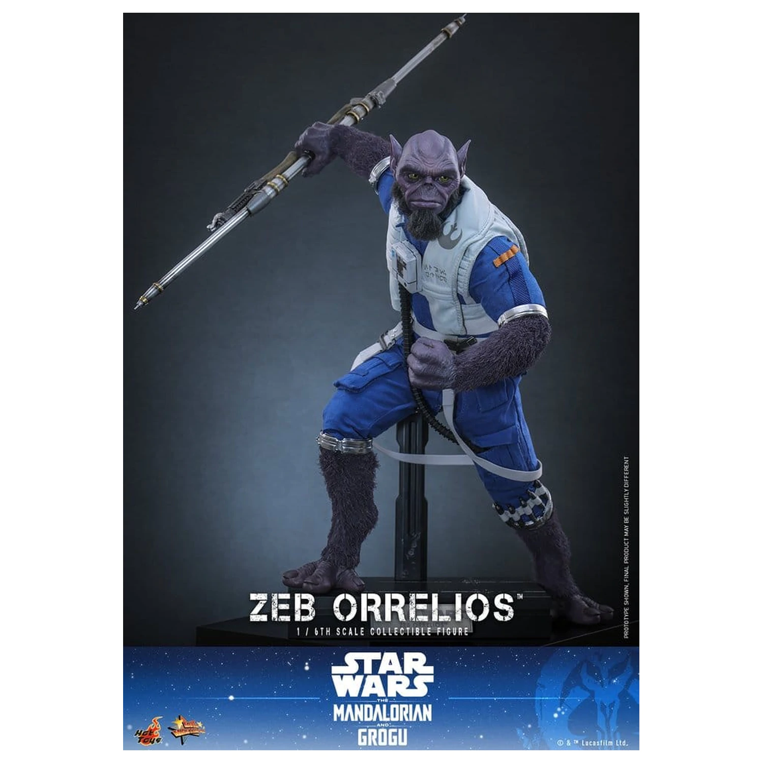 Star Wars Movie Masterpiece Action Figure 1/6 Zeb Orrelios 33 cm product photo