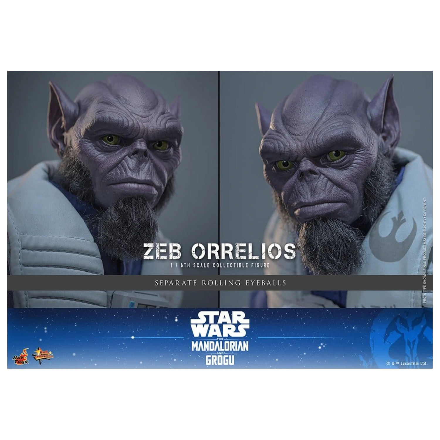 Star Wars Movie Masterpiece Action Figure 1/6 Zeb Orrelios 33 cm product photo
