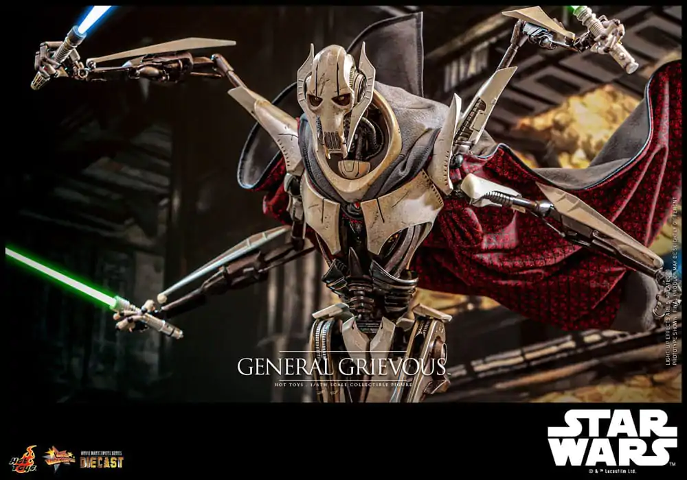 Star Wars Movie Masterpiece Diecast Action Figure 1/6 General Grievous 42 cm product photo