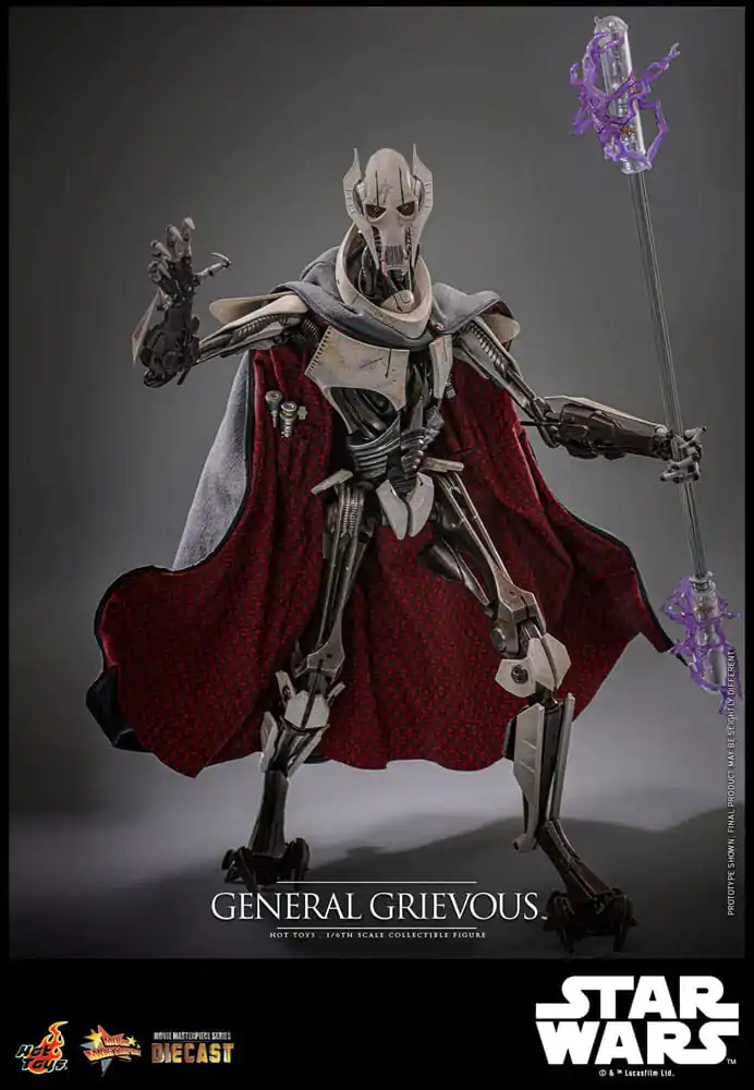 Star Wars Movie Masterpiece Diecast Action Figure 1/6 General Grievous 42 cm product photo