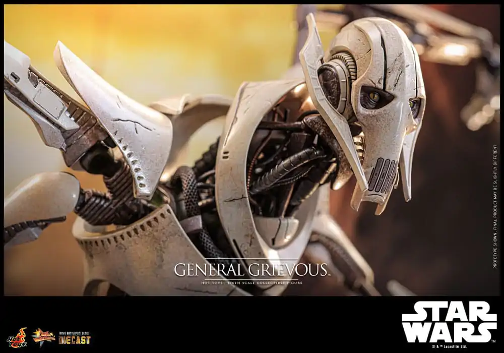 Star Wars Movie Masterpiece Diecast Action Figure 1/6 General Grievous 42 cm product photo