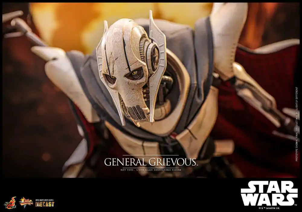 Star Wars Movie Masterpiece Diecast Action Figure 1/6 General Grievous 42 cm product photo