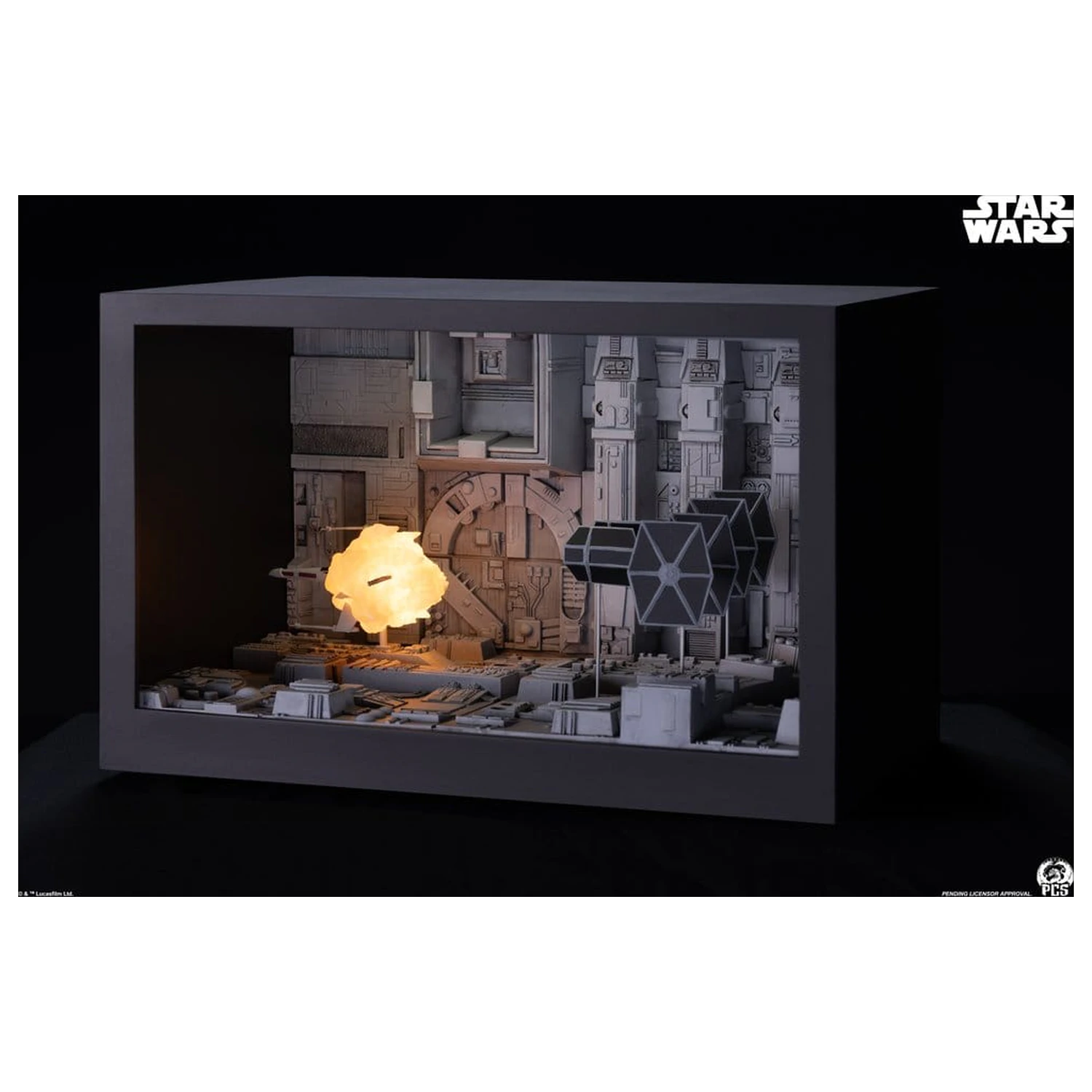 Star Wars Movie Moments Mini Scale Diorama Trench Run 23 cm product photo
