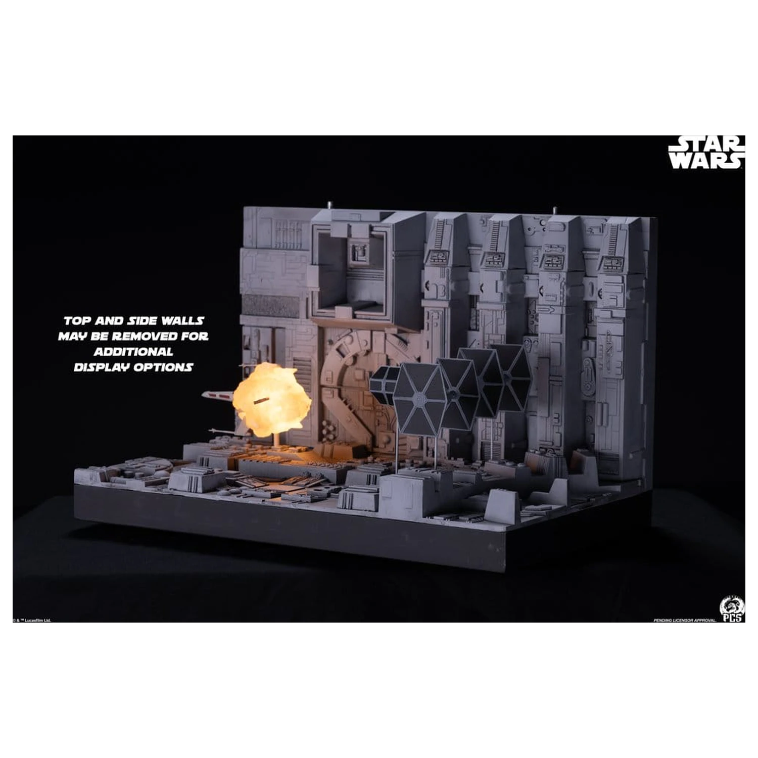 Star Wars Movie Moments Mini Scale Diorama Trench Run 23 cm product photo