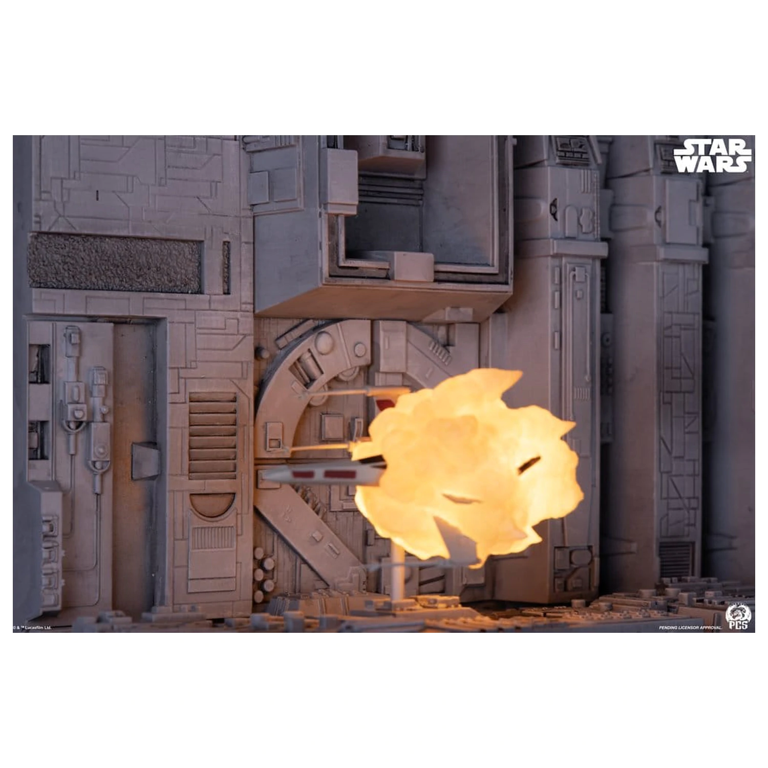 Star Wars Movie Moments Mini Scale Diorama Trench Run 23 cm product photo