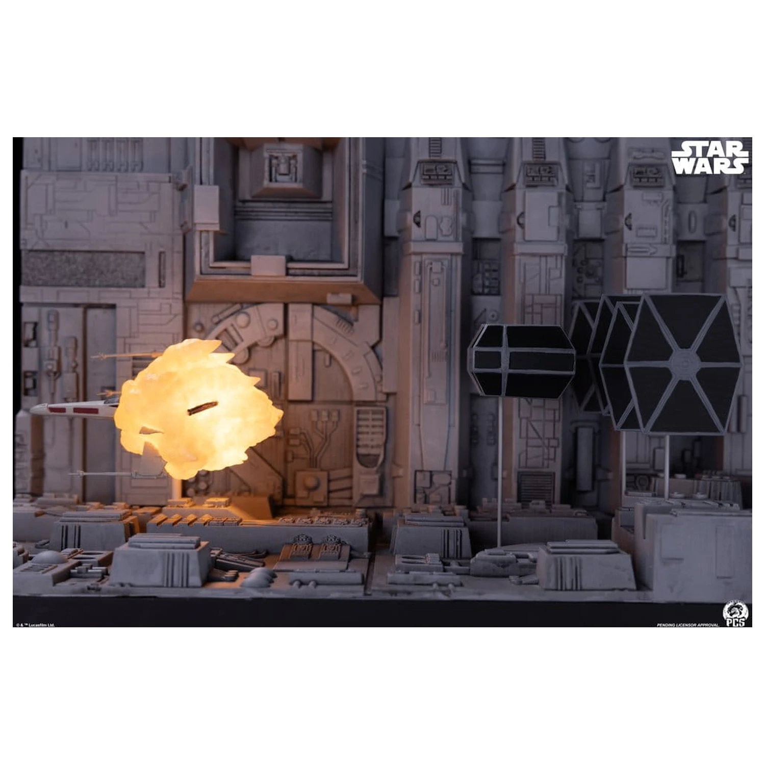 Star Wars Movie Moments Mini Scale Diorama Trench Run 23 cm product photo