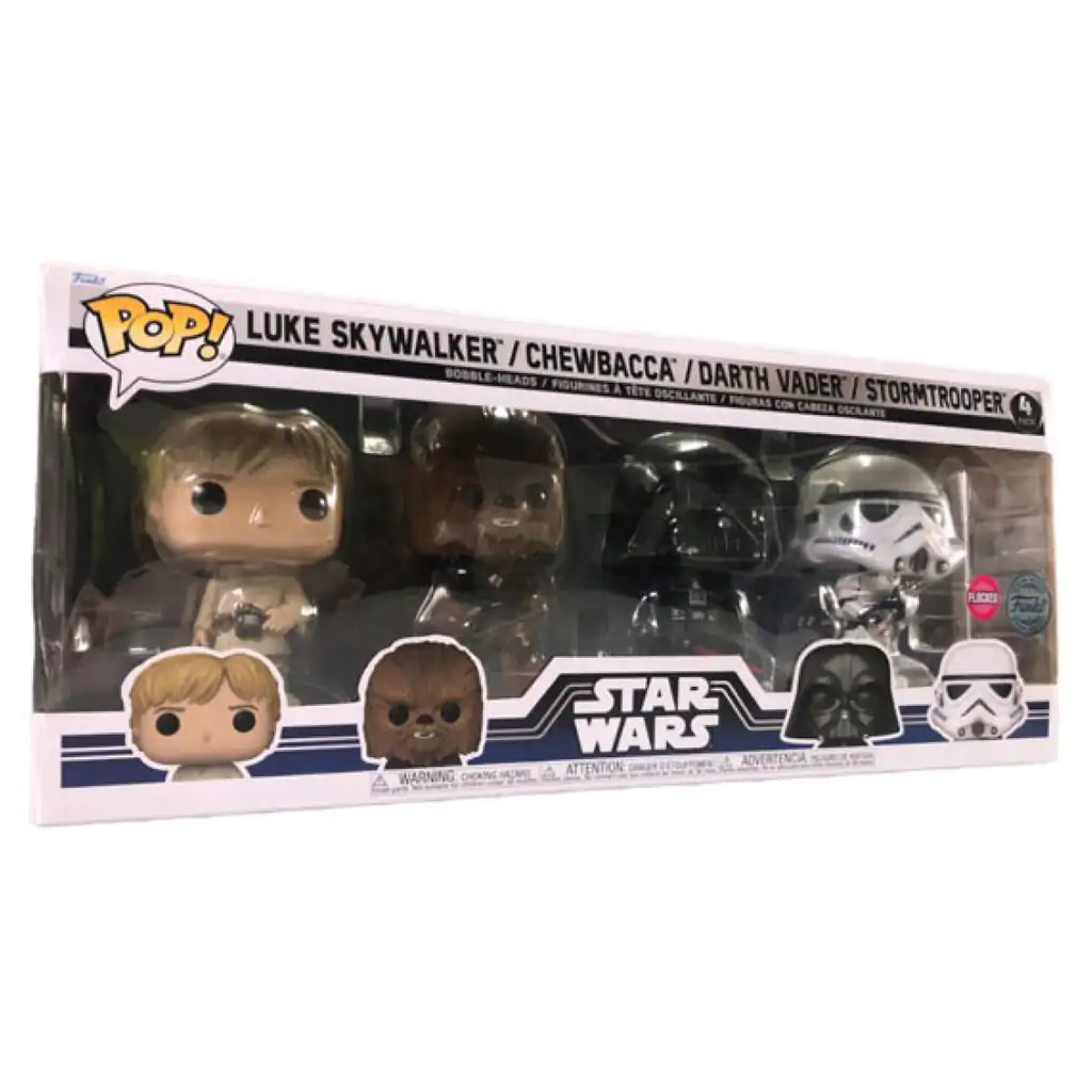 Star Wars POP! Movies Vinyl Figure 4-Pack New Classics (FL) 9 cm product photo