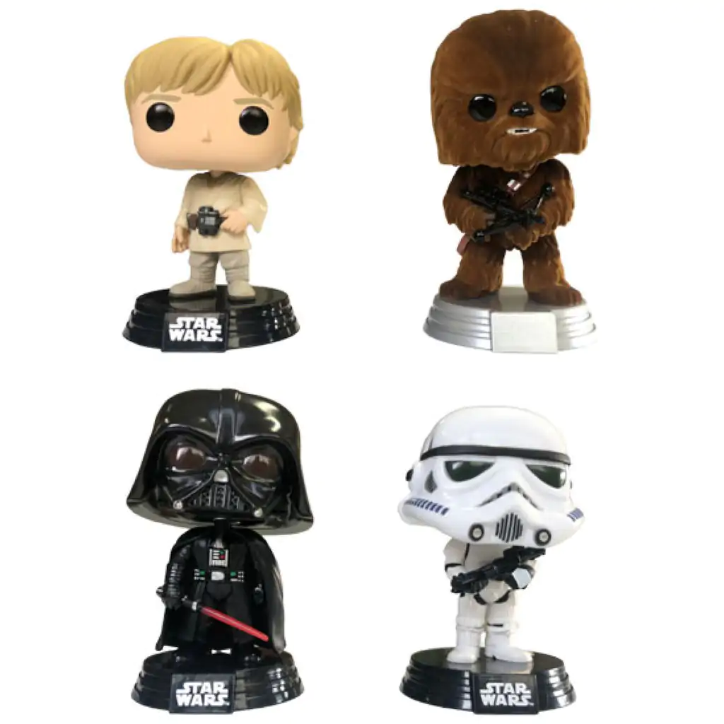 Star Wars POP! Movies Vinyl Figure 4-Pack New Classics (FL) 9 cm product photo