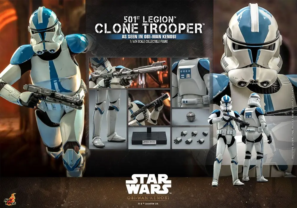 Star Wars: Obi-Wan Kenobi Action Figure 1/6 501st Legion Clone Trooper 30 cm termékfotó