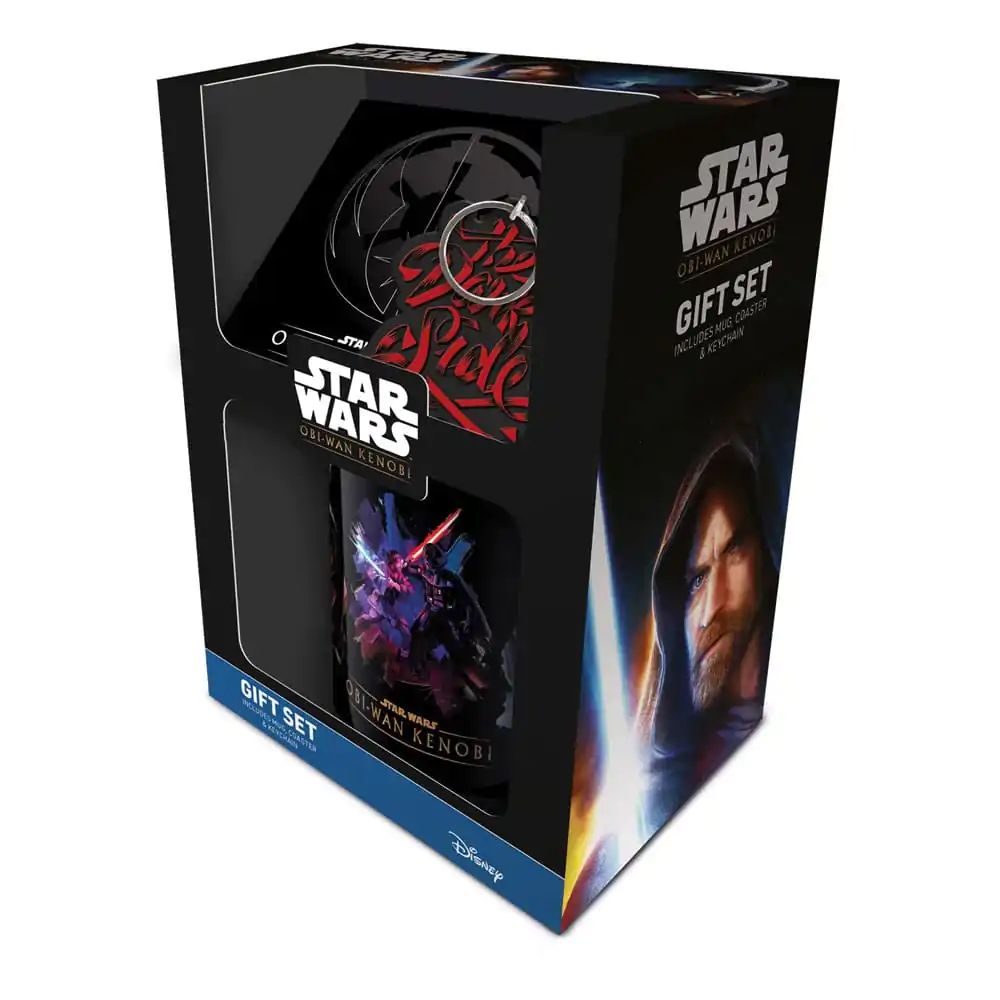 Star Wars: Obi-Wan Kenobi Mug, Coaster and Keychain Set Battle termékfotó