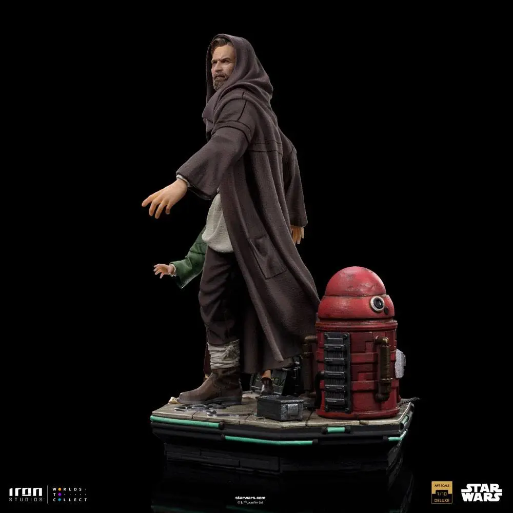 Star Wars: Obi-Wan Kenobi Deluxe Art Scale Statue 1/10 Obi-Wan & Young Leia 20 cm termékfotó