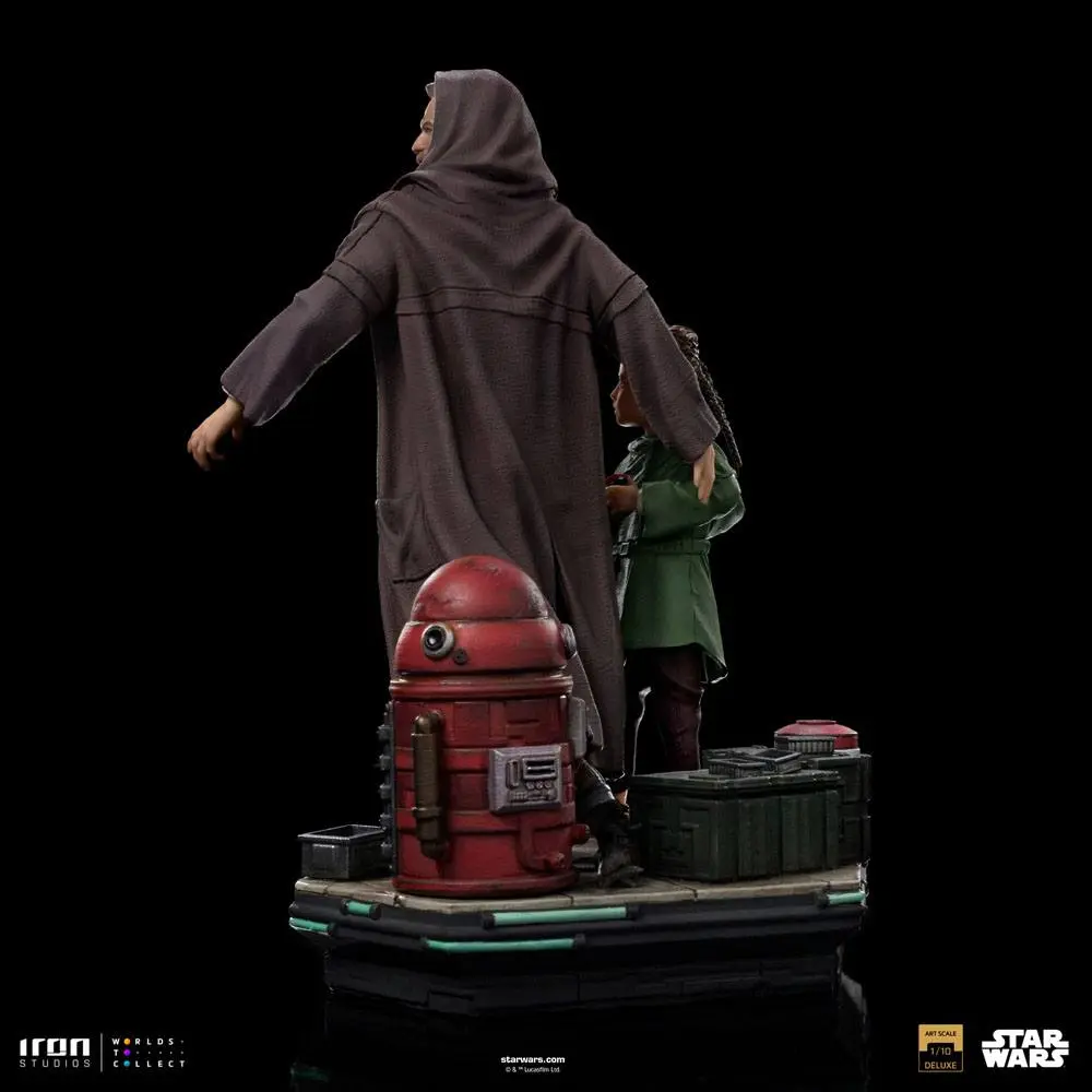 Star Wars: Obi-Wan Kenobi Deluxe Art Scale Statue 1/10 Obi-Wan & Young Leia 20 cm termékfotó