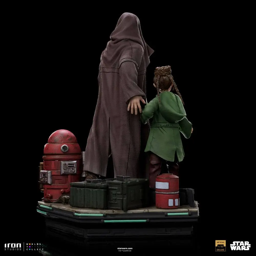 Star Wars: Obi-Wan Kenobi Deluxe Art Scale Statue 1/10 Obi-Wan & Young Leia 20 cm termékfotó