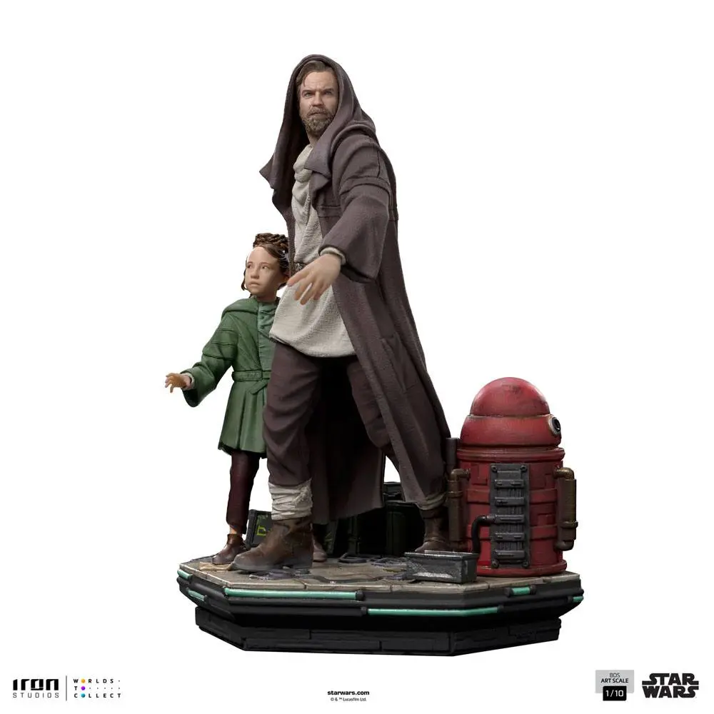 Star Wars: Obi-Wan Kenobi Deluxe Art Scale Statue 1/10 Obi-Wan & Young Leia 20 cm termékfotó