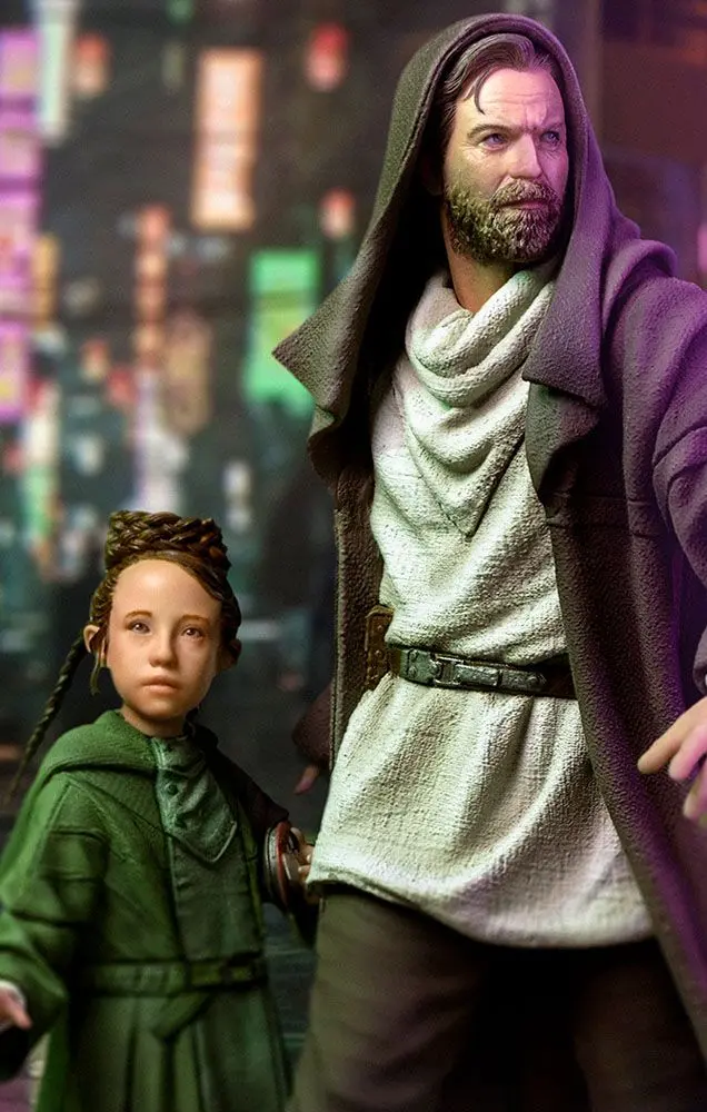 Star Wars: Obi-Wan Kenobi Deluxe Art Scale Statue 1/10 Obi-Wan & Young Leia 20 cm termékfotó