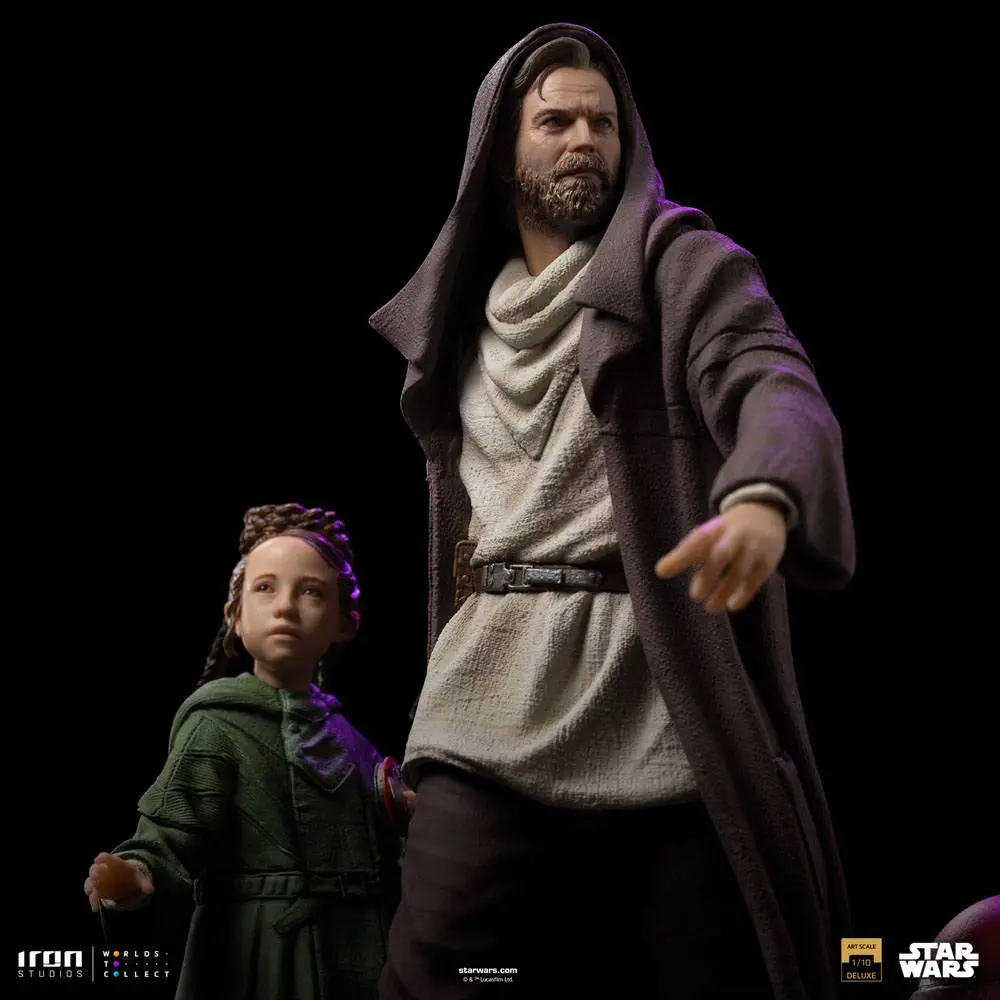 Star Wars: Obi-Wan Kenobi Deluxe Art Scale Statue 1/10 Obi-Wan & Young Leia 20 cm termékfotó