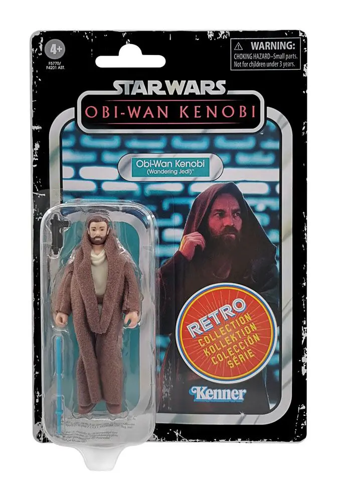 Star Wars: Obi-Wan Kenobi Retro Collection Action Figure 2022 Obi-Wan Kenobi (Wandering Jedi) 10 cm product photo