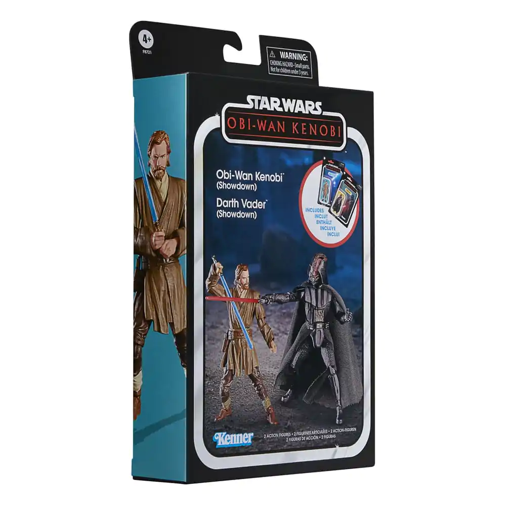 Star Wars: Obi-Wan Kenobi Vintage Collection Action Figure 2-Pack Darth Vader (Showdown) &amp; Obi-Wan Kenobi (Showdown) 10 cm product photo