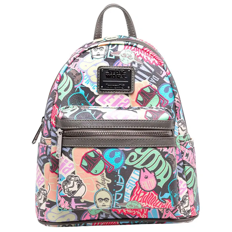 Loungefly Star Wars Pastel Graffiti Sticker backpack 26cm product photo